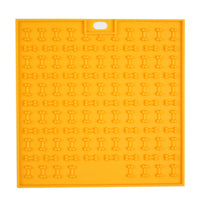 HKM-4515261 Silicone Pet Licking and Slow Feeding Pad - Dog Bone & Cross Designs, Multiple Colors