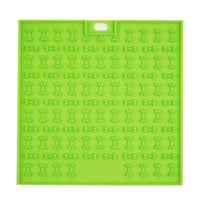 HKM-4515261 Silicone Pet Licking and Slow Feeding Pad - Dog Bone & Cross Designs, Multiple Colors