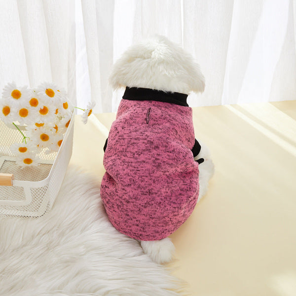 HKM-4517053 Warm Fleece-Lined Dog Vest Pullover in Multiple Colors and Sizes