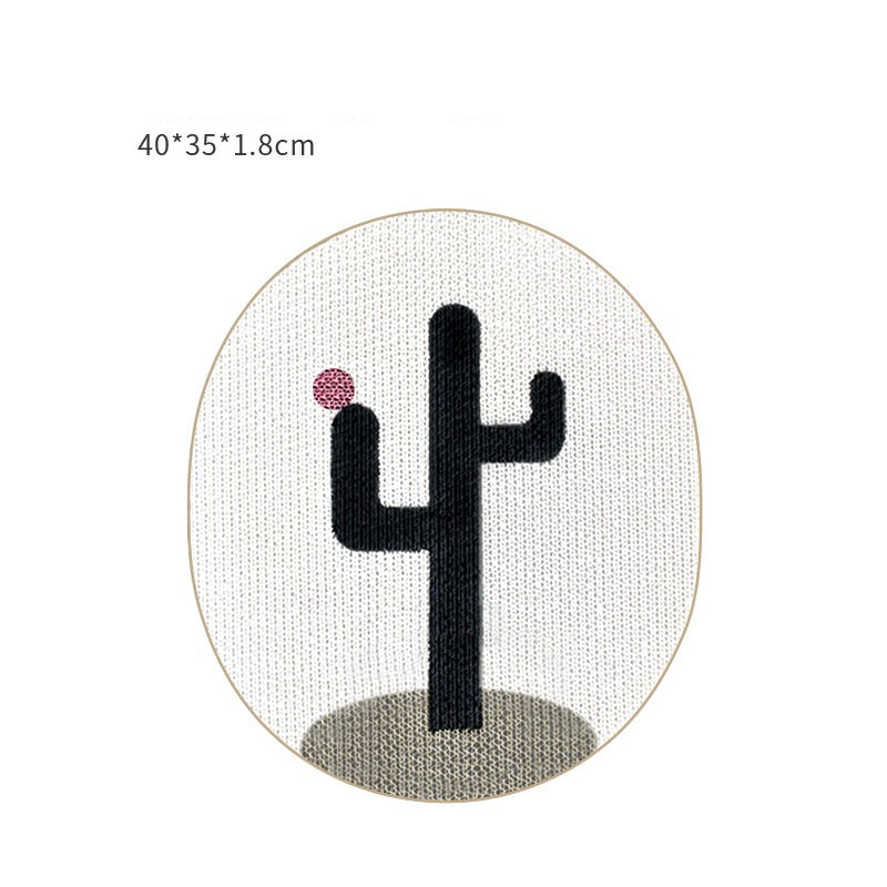 HKM-4517437 Color Matching Cat Scratch Board - Eco-Friendly Paper, 40x35x1.8cm, Durable and Scratch-Resistant