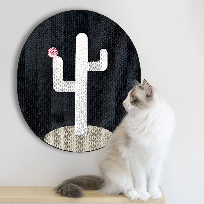 HKM-4517437 Color Matching Cat Scratch Board - Eco-Friendly Paper, 40x35x1.8cm, Durable and Scratch-Resistant