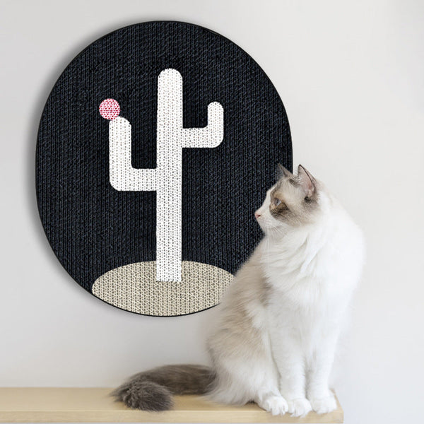 HKM-4517437 Color Matching Cat Scratch Board - Eco-Friendly Paper, 40x35x1.8cm, Durable and Scratch-Resistant