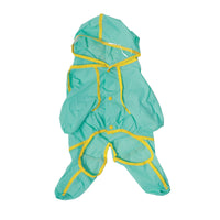 HKM-4517821 All-Weather Raincoat for Small and Medium-Sized Dogs - Available in Yellow, Gray, Green
