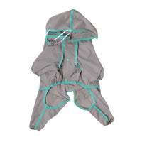 HKM-4517821 All-Weather Raincoat for Small and Medium-Sized Dogs - Available in Yellow, Gray, Green