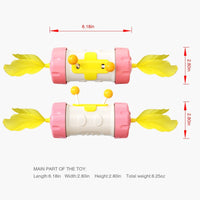 HKM-4518717 Interactive Feather Chasing Toy for Cats - Engaging Pole Tumbler Puzzle for Kittens