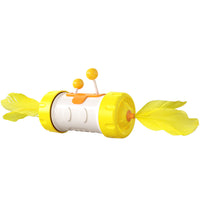HKM-4518717 Interactive Feather Chasing Toy for Cats - Engaging Pole Tumbler Puzzle for Kittens