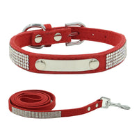 HKM-4519229 Water-Resistant Adjustable Dog Collar with Removable Pull Rope in Light Blue Korean Velvet Microfiber