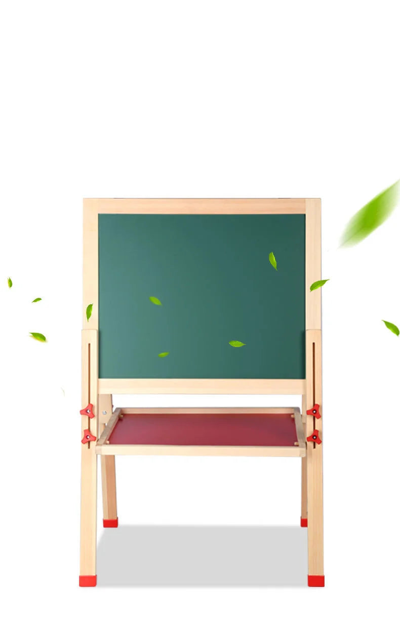 HKM-451923 Children's Wooden Drawing Easel and Writing Board for Ages 3-6