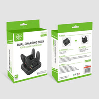 HKM-452115 Dual Controller Charger for Xbox Series S/X - Type-C Connection, ABS Material, Compact Design