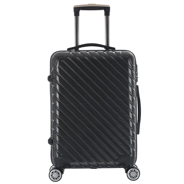 HKM-452179 24 Inch Lightweight Trolley Case with Universal Wheels and 20 Inch Student Luggage Lock Box
