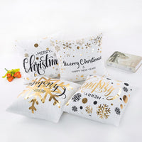 HKM-452179 Christmas-Themed Polyester Pillowcase, 45x45cm, Perfect for Sofa and Holiday Home Decor
