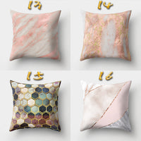 HKM-452243 Cartoon Pattern Polyester Pillow Cover - 45x45 cm