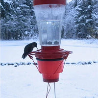 HKM-4523197 Hummingbird Feeder Heater with 15W Bulb for Winter Protection - Easy to Attach and Efficient Warmth