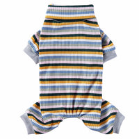 HKM-4523837 Stylish Striped High Collar Pajamas for Dogs in Various Colors