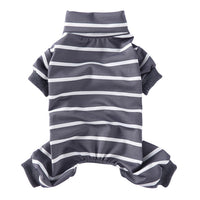 HKM-4523837 Stylish Striped High Collar Pajamas for Dogs in Various Colors