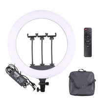 HKM-452499 18 inch Multi-Camera Live Broadcast Ring Light with 210CM Adjustable Stand and Remote Control