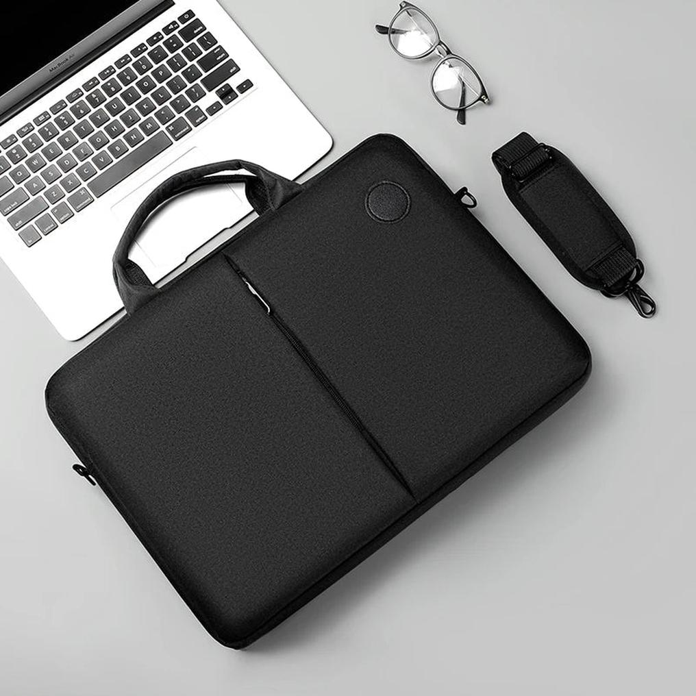 HKM-452499 Waterproof Shockproof Laptop Sleeve with Hidden Handle, Oxford Material Briefcase