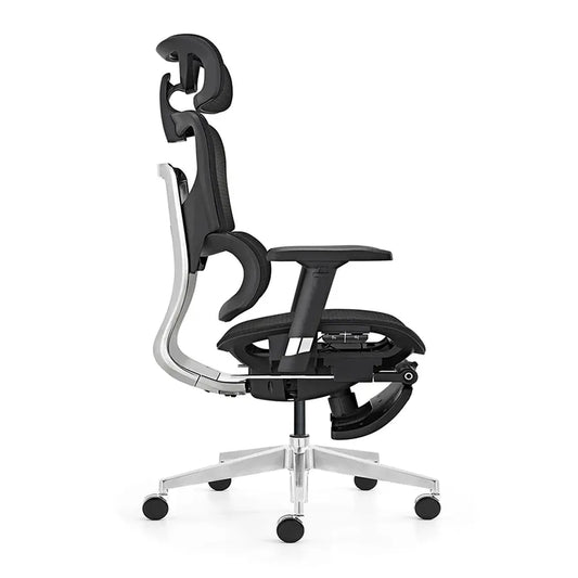 HKM-452563 Ergonomic Mesh High Back Office Chair with Adjustable 3D Armrests and Swivel Function