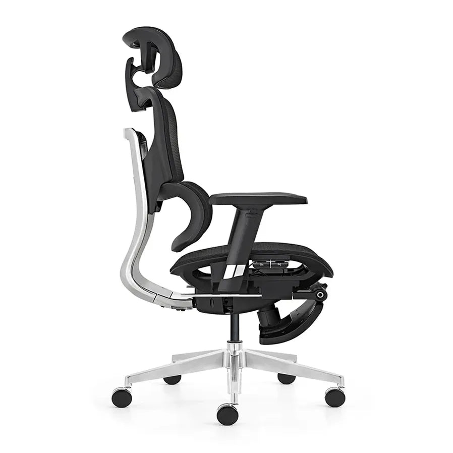 HKM-452563 Ergonomic Mesh High Back Office Chair with Adjustable 3D Armrests and Swivel Function