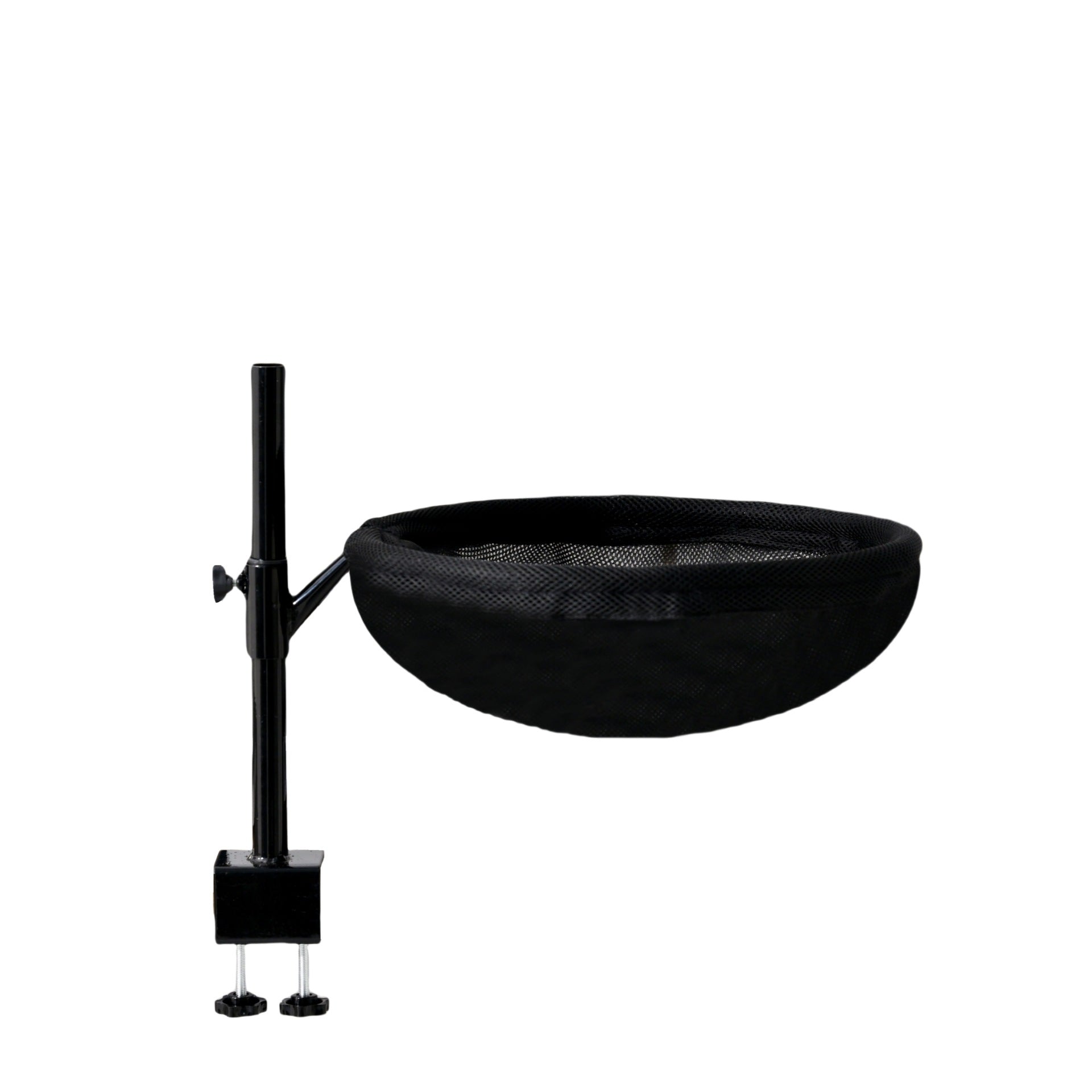 HKM-4526653 Suspended Cat Bed with Black or White Stand and Plush Nest Options