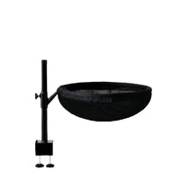 HKM-4526653 Suspended Cat Bed with Black or White Stand and Plush Nest Options