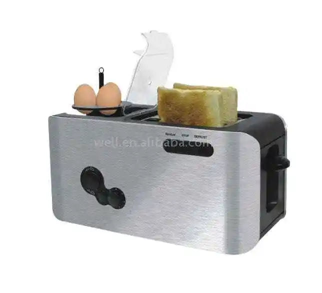 HKM-452691 2-in-1 Breakfast Set with Toaster and Cooking Surface