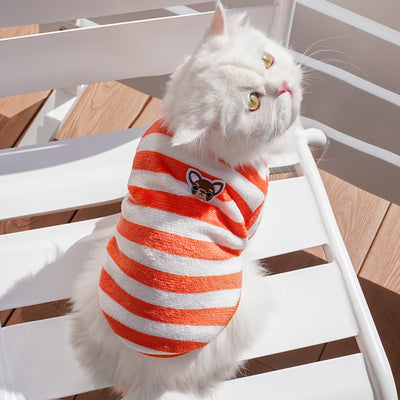HKM-4528061 Warm Embroidered Fluffy Dog and Cat Jacket – Multiple Colors and Sizes Available