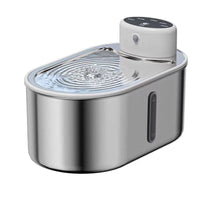 HKM-4528829 Stainless Steel Infrared Induction Water Fountain for Dogs and Cats