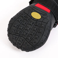 HKM-4529597 Reflective Waterproof Dog Shoes with Stretch Fabric and Rubber Sole