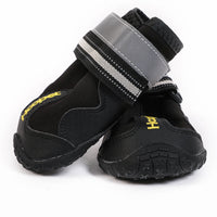 HKM-4529597 Reflective Waterproof Dog Shoes with Stretch Fabric and Rubber Sole