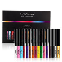 HKM-453011 Waterproof Long-Lasting Liquid Eyeliner Set - 16 Colors, Fine Tip, Non-Smudge