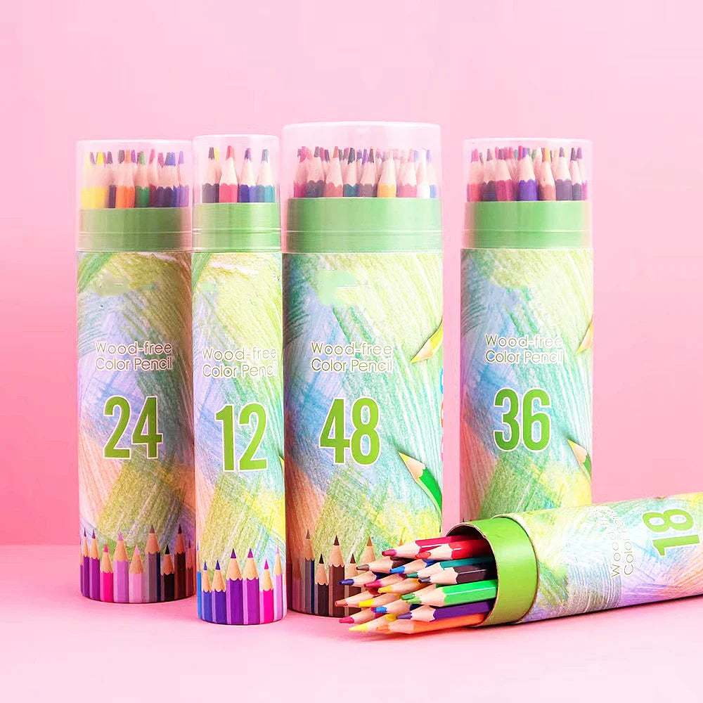 HKM-453075 Vibrant Coloured Pencil Set for Kids - Ideal for School and Art Projects