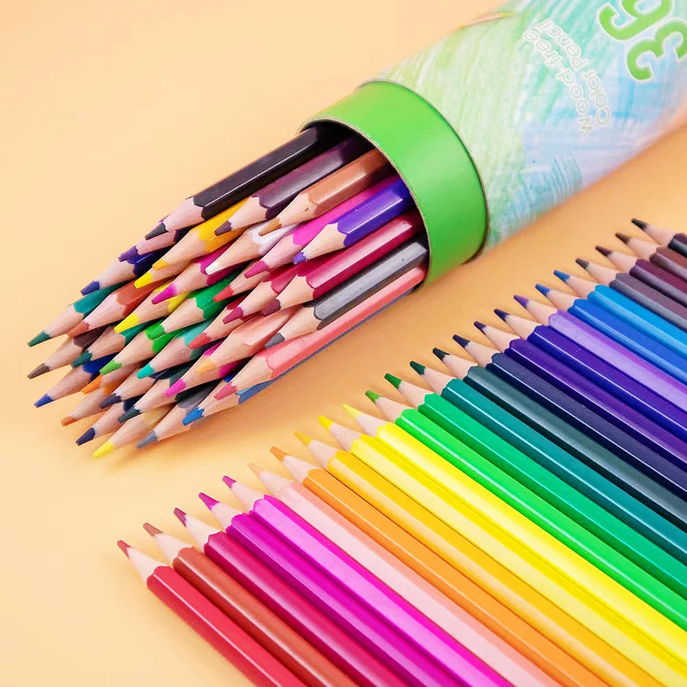 HKM-453075 Vibrant Coloured Pencil Set for Kids - Ideal for School and Art Projects