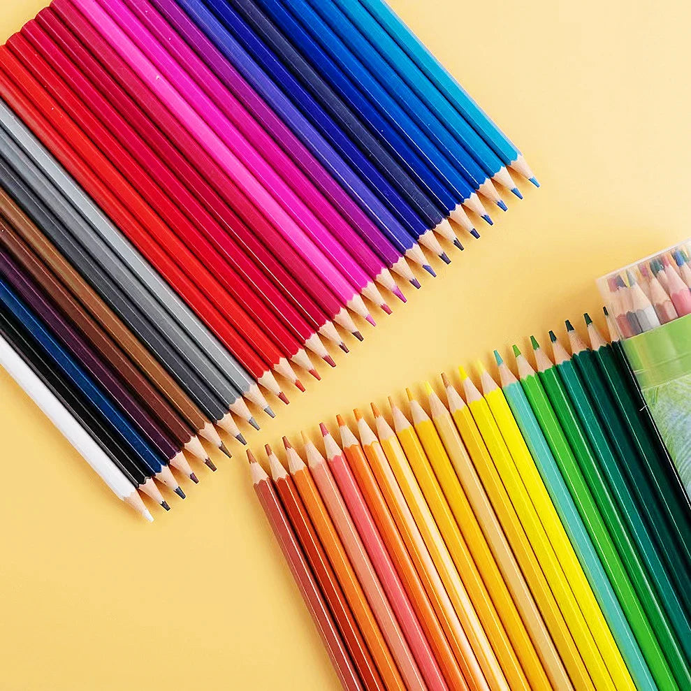 HKM-453075 Vibrant Coloured Pencil Set for Kids - Ideal for School and Art Projects