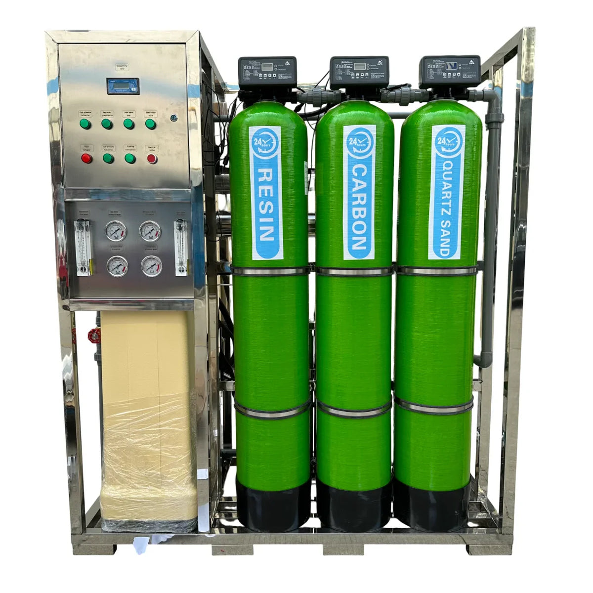 HKM-453139 Reverse Osmosis Water Purification System for Well Water and Groundwater – 250, 500, or 1000 LPH Models