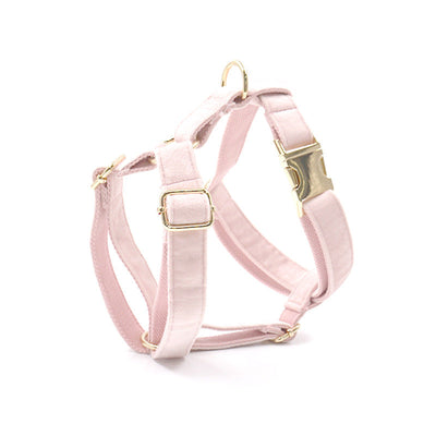 HKM-4532029 Pet Outing Chest Strap - Available in Pink Velvet, Black Velvet, Cream Velvet, and Gem Green Velvet, Sizes XS, S, M, L