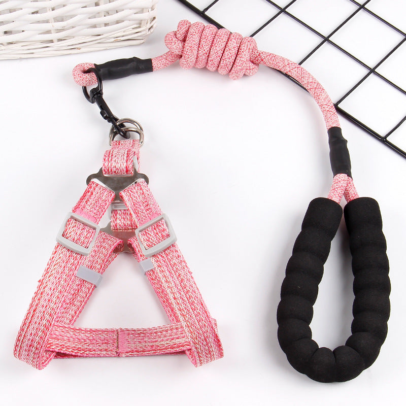 HKM-4532541 Adjustable Pet Chest Strap Lead Rope for Dogs and Cats - Various Colors Available