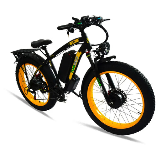 HKM-453267 High-Speed 26-Inch Fat Tire Off-Road Electric Bicycle for Adults - 2000W Power, 48V Lithium Battery, 21-Speed Gears