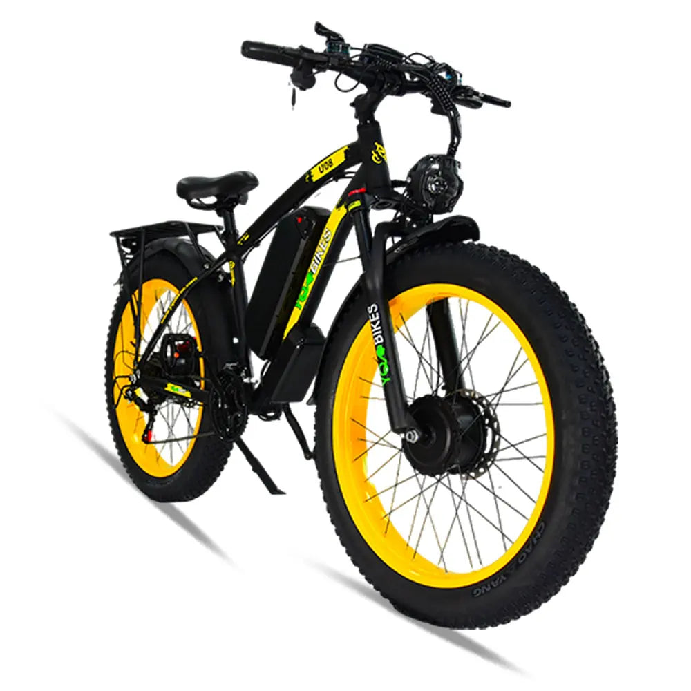 HKM-453267 High-Speed 26-Inch Fat Tire Off-Road Electric Bicycle for Adults - 2000W Power, 48V Lithium Battery, 21-Speed Gears