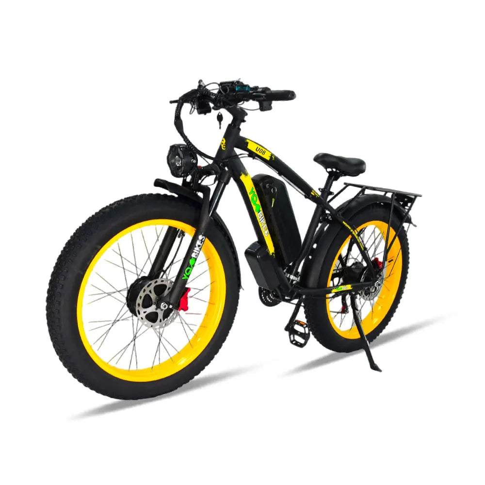 HKM-453267 High-Speed 26-Inch Fat Tire Off-Road Electric Bicycle for Adults - 2000W Power, 48V Lithium Battery, 21-Speed Gears