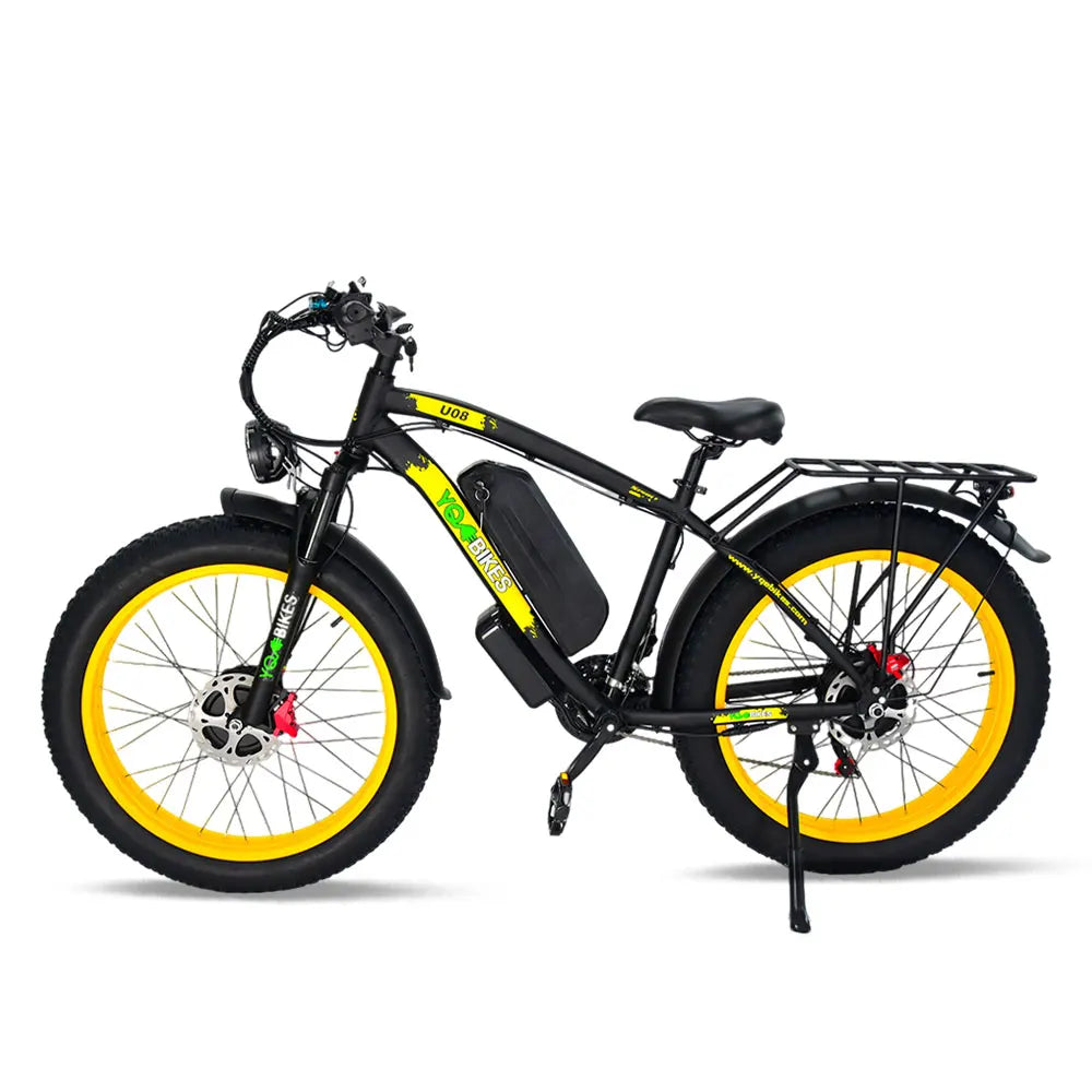 HKM-453267 High-Speed 26-Inch Fat Tire Off-Road Electric Bicycle for Adults - 2000W Power, 48V Lithium Battery, 21-Speed Gears