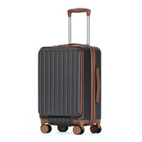 HKM-453331 Lightweight 20-Inch ABS and PC Trolley Hard Case Suitcase for Travel