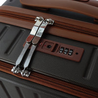 HKM-453331 Lightweight 20-Inch ABS and PC Trolley Hard Case Suitcase for Travel
