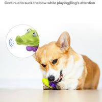 HKM-4533565 Interactive Chew Sound Toys for Puppies - Crocodile, Kitten, Bear, and Fox Models
