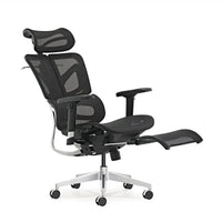 HKM-453395 Ergonomic Mesh Office Chair with Aluminium Base and Rotating Design