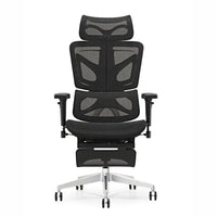 HKM-453395 Ergonomic Mesh Office Chair with Aluminium Base and Rotating Design