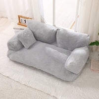 HKM-4534205 Warm Rabbit Plush Sofa Nest for Pets - Multiple Sizes Available