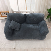 HKM-4534205 Warm Rabbit Plush Sofa Nest for Pets - Multiple Sizes Available