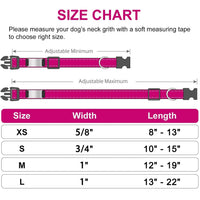 HKM-4534589 Adjustable Cloth Dog Collar in Multiple Colors