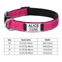 HKM-4534589 Adjustable Cloth Dog Collar in Multiple Colors